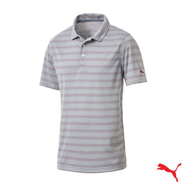 PUMA  GOLF SUNDAY POLO 男運動機能翻領上衣 灰 576134 02