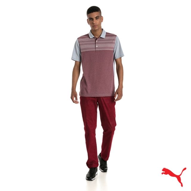 PUMA  GOLF CROSSINGS POLO 男運動機能翻領POLO 紅 576132 02