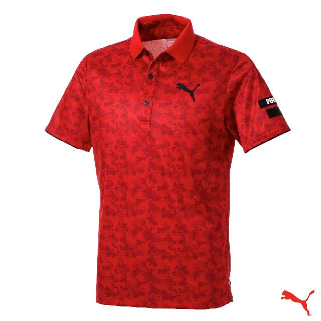 PUMA  GOLF 男高爾夫球系列短袖POLO 923836 03