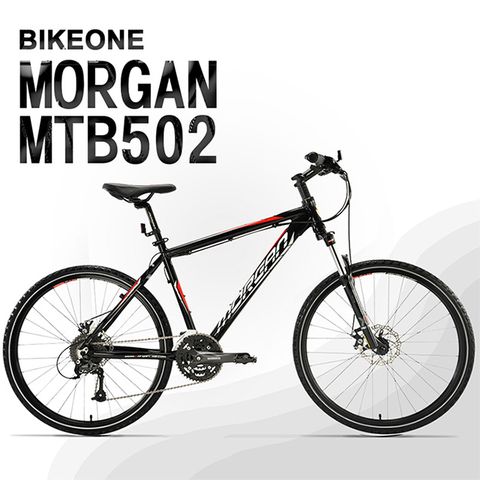 BIKEONE MTB502 臺灣製造26吋鋁合金登山車 27速AECRA大全套 可鎖死前叉 山地車市場主流新規格