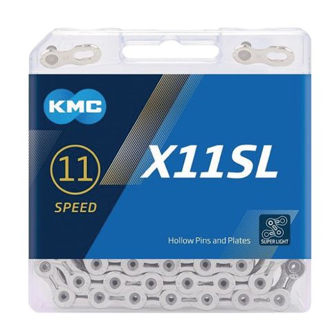 KMC X11SL 超輕中空裸空 11速 【銀色】