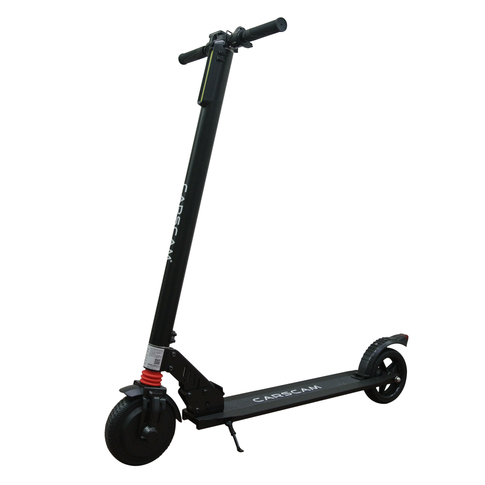 CARSCAM 行車王  LED大燈鋁合金6.5吋智能折疊電動滑板車-加贈手機支架