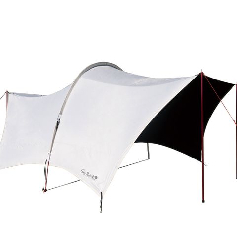 【Outdoorbase】大哈比移動旅程天幕布-(月光白)-23427