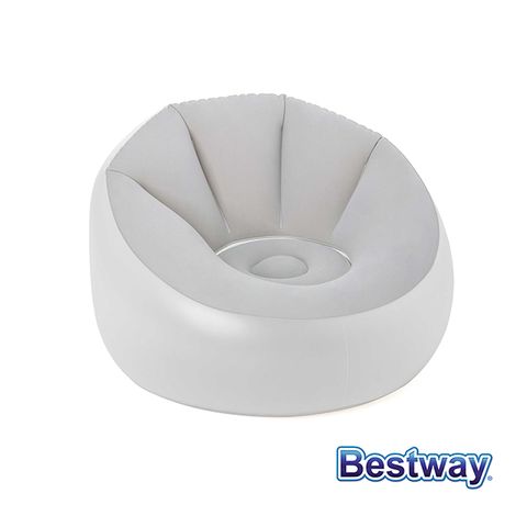 愛而富 【L&R】Bestway 科技感LED炫光充氣沙發 75086