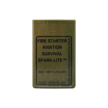  美國 Spark-Lite 軍用打火棒 塑膠版 盒裝 綠色