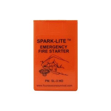  美國 Spark-Lite 軍用打火棒 塑膠版 盒裝 橘色