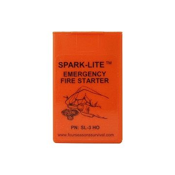 美國 Spark-Lite 軍用打火棒 塑膠版 盒裝 橘色