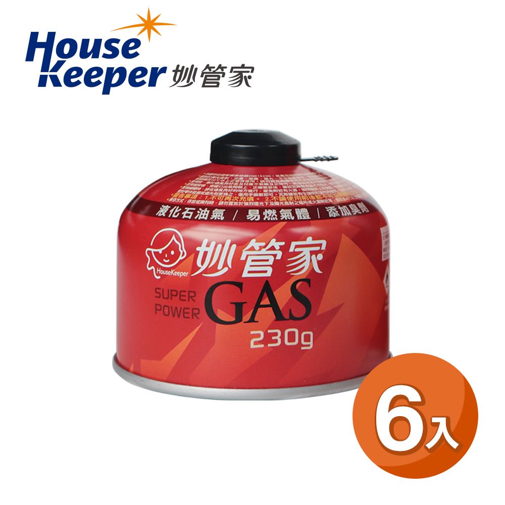 妙管家  高山瓦斯罐 230g 6入組