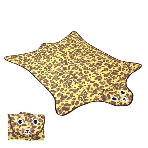 【Truly House】可愛動物野餐墊/地墊/防潮墊/寶寶爬行/地布(加大款)(黃色)