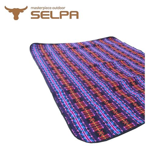 SELPA 戶外防水處理特色野餐墊(漂流風)
