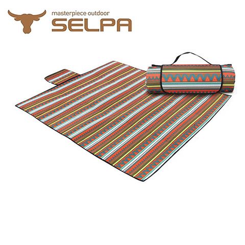 SELPA 防水雙面可用繽紛野餐墊(一般型)