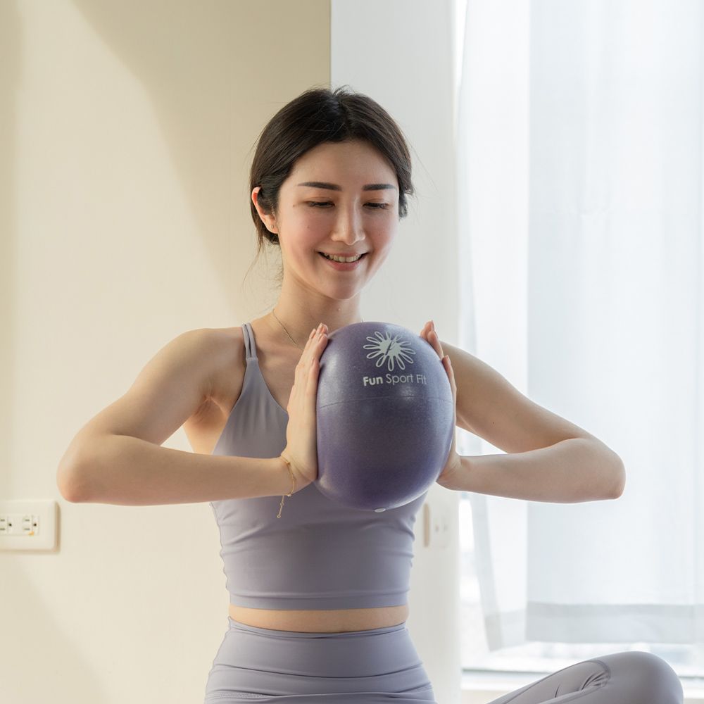 Fun Sport 趣運動  yoga 小麗莎瑜珈極球25cm(吸管式-2顆)骨盤球/chi ball