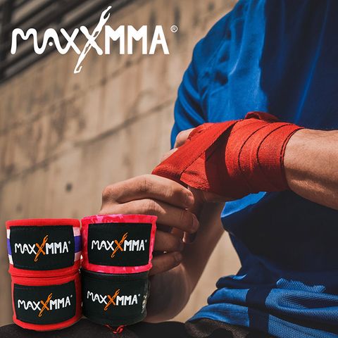 MaxxMMA 彈性手綁帶(3米)一雙/ 散打/搏擊/MMA/格鬥/拳擊/綁手帶