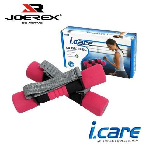 JOEREX 祖迪斯 【南紡購物中心】  艾可兒健美啞鈴-2入/瑜珈用品-JD6063-1全民運動健康休閒讓您健康瘦擁有美麗曲線