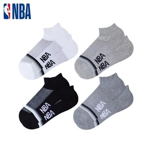 【南紡購物中心】 【NBA運動配件館】NBA襪子 運動襪 籃球襪 網眼半毛圈短襪(3雙組)