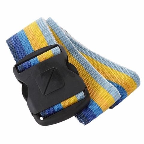 【南紡購物中心】 【 Travel Blue 】 Luggage Strap 2吋 行李束帶 藍色