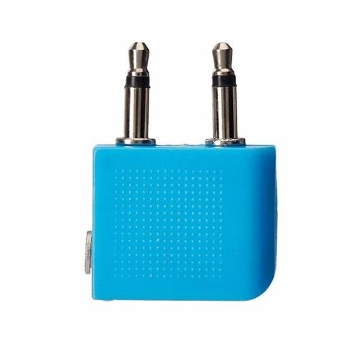 【南紡購物中心】 【 Travel Blue 】 Headphone Adaptor 飛行耳機轉換器