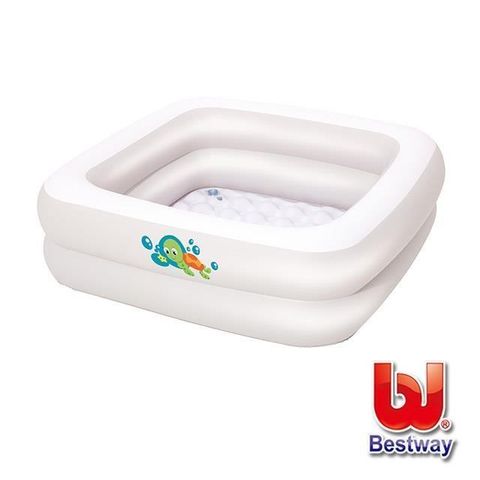 BESTWAY 【南紡購物中心】 寶寶方型充氣浴盆-隨機出貨