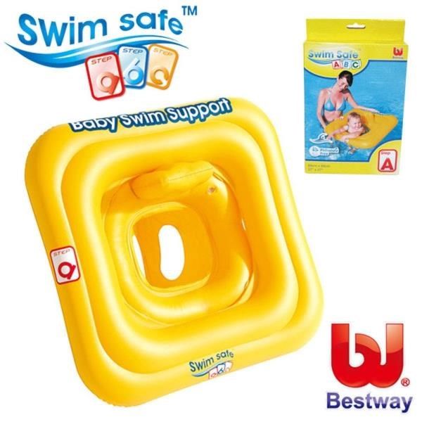 BESTWAY 【南紡購物中心】 27"x27"方形平衡寶寶座圈夏日戲水必備 