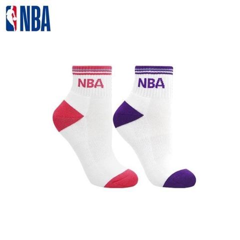【南紡購物中心】 【NBA運動配件館】NBA襪子 籃球襪 運動襪 女款束腳底緹花毛圈短襪