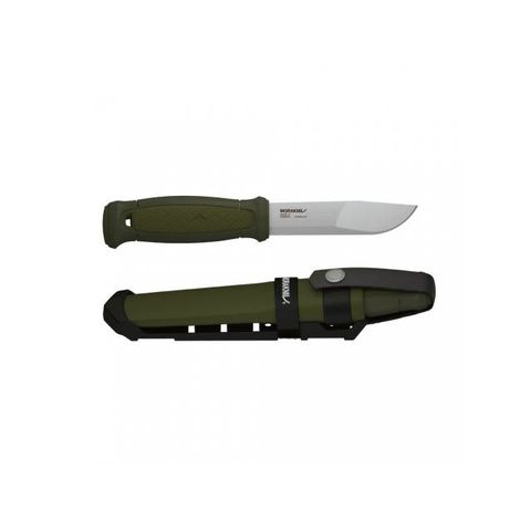 MORAKNIV Kansbol 不鏽鋼直刀 附Multi-Mount固定座 軍綠色