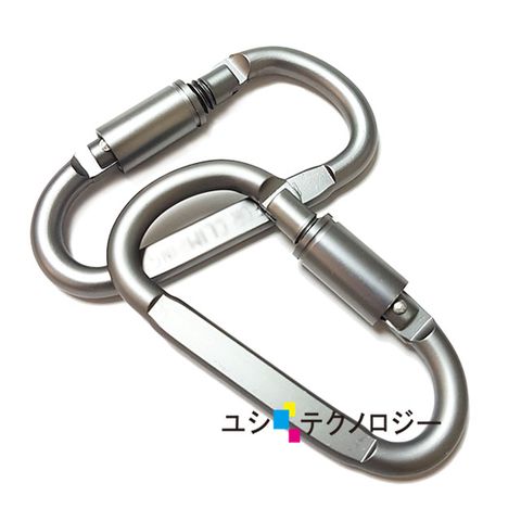 Yourvision 《4入》(8cm)加鎖扣硬度強化D型環 鑰匙圈 相機包 吊飾掛勾 D字扣環 背包扣 扣環