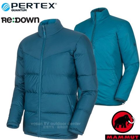 MAMMUT 長毛象 男 Whitehorn 輕量保暖正反兩穿羽絨外套/650FP羽絨.Pertex防風防潑/1013-01080-50266 水鴨藍/藍寶石