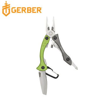 Gerber 原廠終生保固 Crucial Tool 多功能輕量工具鉗-綠色(盒裝)