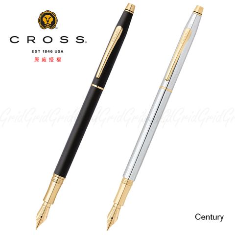 《美國 CROSS Century 高仕 世紀二款 細鋼筆 F尖》買鋼筆送卡式墨水