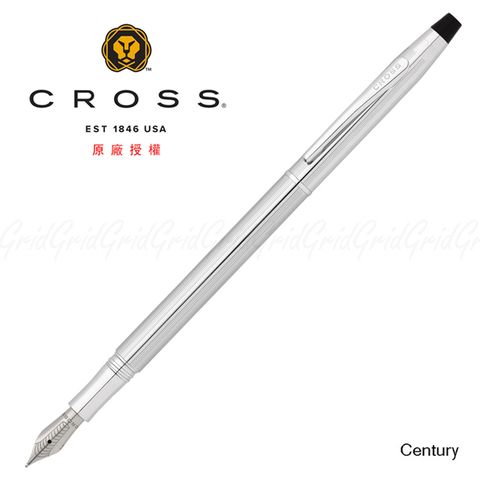 《美國 Cross Century 高仕世紀 亮鉻細鋼筆 F尖》《 買鋼筆送卡式墨水 》