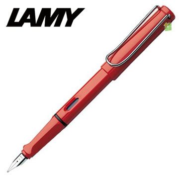 Lamy狩獵紅色鋼筆