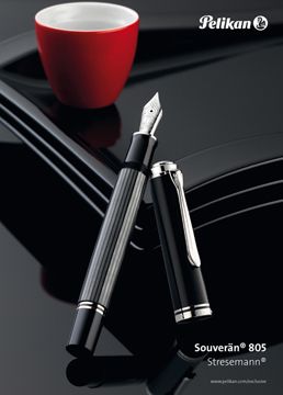 【Pelikan 百利金】特別版 Souveran M805 煤灰色限量18k鋼筆