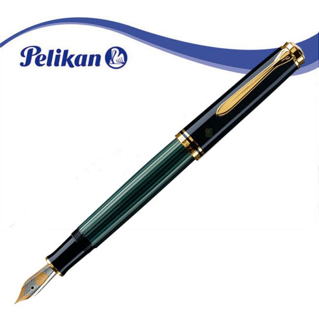 Pelikan 百利金PL-M400 綠條紋鋼筆- PChome 24h購物