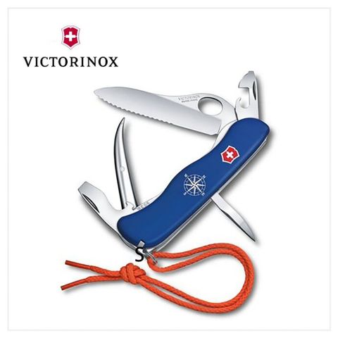 VICTORINOX 瑞士維氏 瑞士刀 Skipper Pro 12用 111 mm 藍 0.8503.2MW