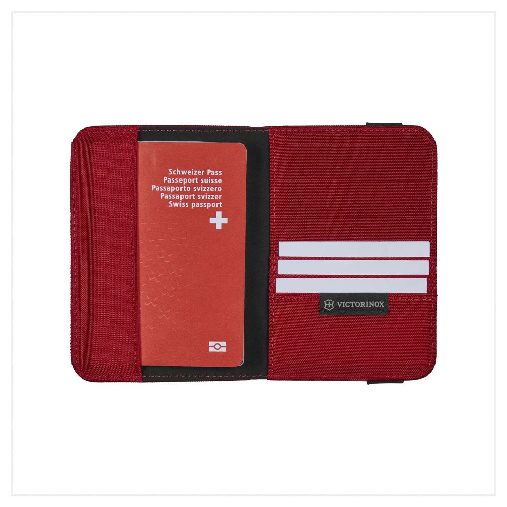VICTORINOX 瑞士維氏 TA 5.0單層護照包-紅(610607)