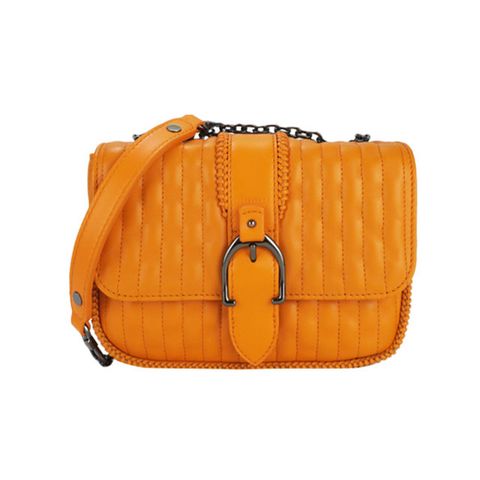 LONGCHAMP AMAZONE 系列鍊帶荷蓬斜背包(迷你/橙)