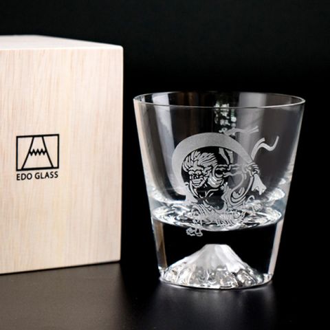 【田島硝子】日本手工吹製威士忌風神富士山杯(TG19-002-WS)