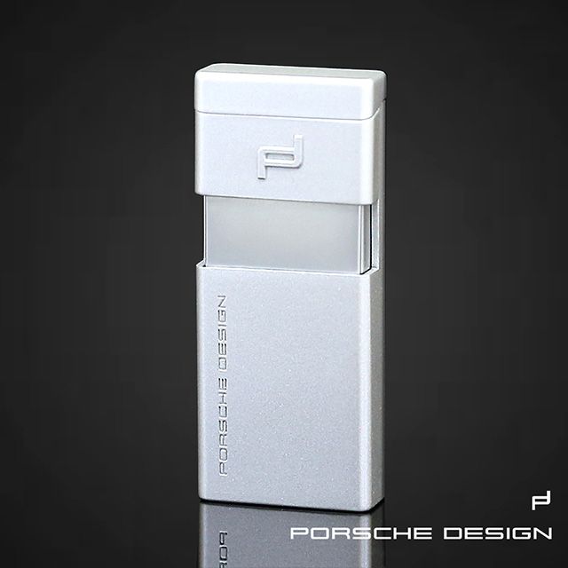 PORSCHE DESIGN 保時捷  P3642花型火焰打火機(銀)