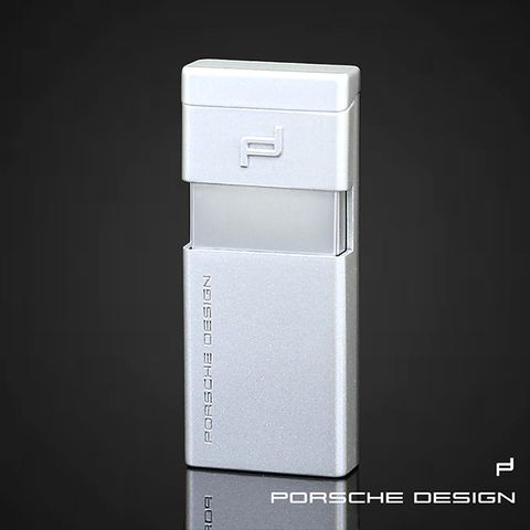 PORSCHE DESIGN 保時捷 P3642花型火焰打火機(銀)