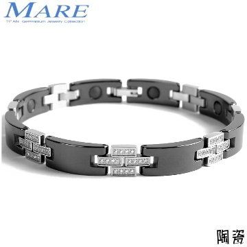 MARE 【-陶瓷&純鈦系列】典雅鑽 (黑陶)寬 款