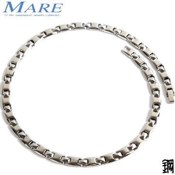 MARE 【-白鋼項鍊】系列情比金堅金屬鍺負離子石款