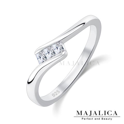 Majalica 925純銀戒指女生尾戒璀璨時尚