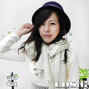 Lus.G  遇見巴黎素色時尚圍巾