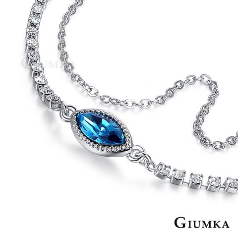 GIUMKA．手鍊．幸福果實．採用施華洛世奇水晶元素．藍