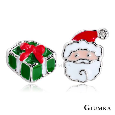 GIUMKA -耳環-針式-聖誕樹&聖誕老人