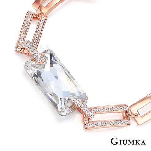 GIUMKA．女手鍊．採用施華洛世奇元素水晶