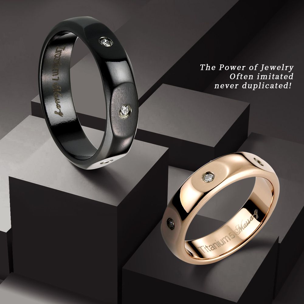 The Power of JewelryOften imitatednever duplicated!Titanium