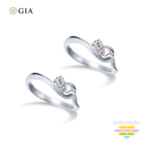 Caramelo 彩糖鑽工坊 彩糖 GIA 30分 FVS2 3EX+頂級北極光車工 14K 鑽石鑽戒 (2選1)