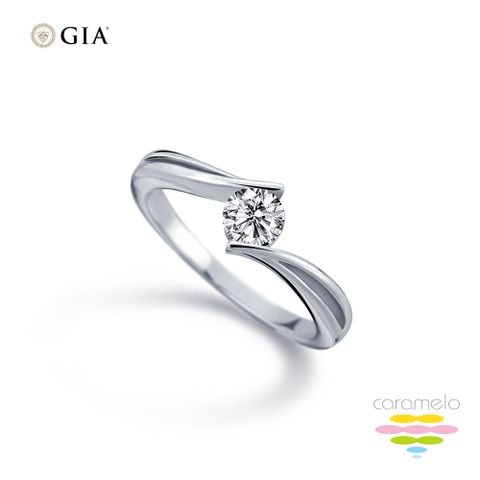 Caramelo 彩糖鑽工坊 彩糖 GIA 30分 F/SI2 斜夾鑲鑽戒