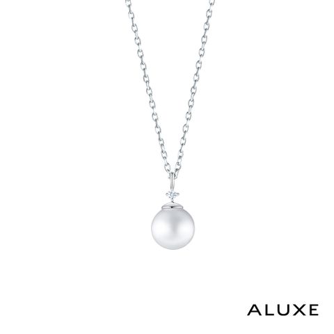ALUXE 亞立詩 寵愛系列 18K金7-7.5mm淡水珍珠項鍊 NN0103